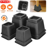 8-Pieces: Furniture Risers Home Improvement - Tophatter Daily Deals
