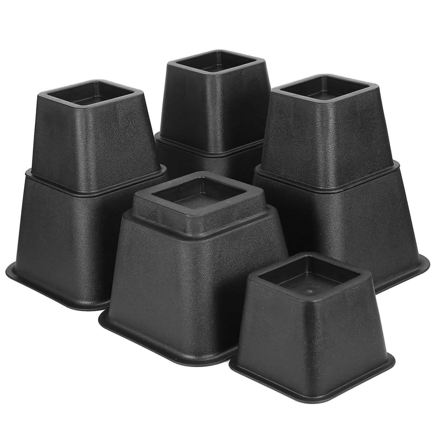 8-Pieces: Furniture Risers Home Improvement - Tophatter Daily Deals