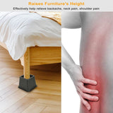 8-Pieces: Furniture Risers Home Improvement - Tophatter Daily Deals