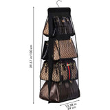 8 Pocket Hanging Purse Organizer Handbag Storage Hanger Storage & Organization - Tophatter Daily Deals