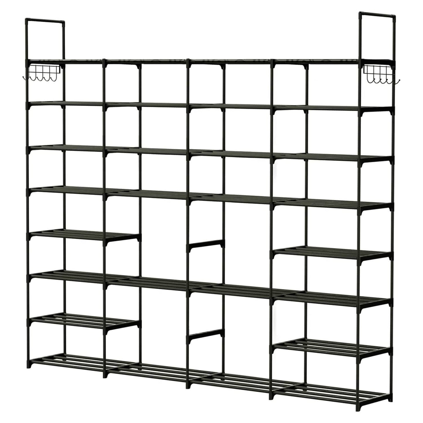 8-Tier Shoe Rack Metal Shoe Storage Shelf Storage & Organization - Tophatter Daily Deals