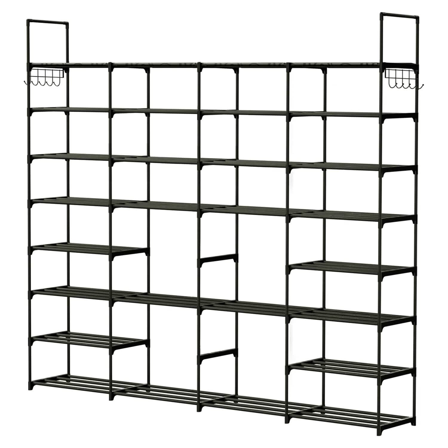 8-Tier Shoe Rack Metal Shoe Storage Shelf Storage & Organization - Tophatter Daily Deals