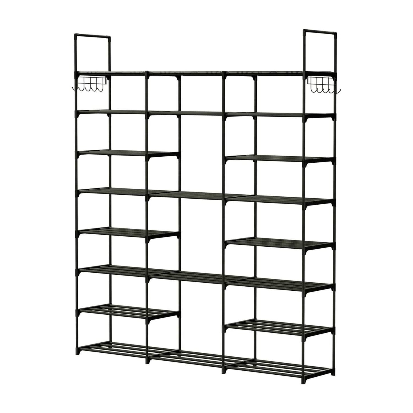 8-Tier Shoe Rack Metal Shoe Storage Shelf Storage & Organization - Tophatter Daily Deals