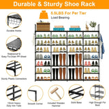 8-Tier Shoe Rack Metal Shoe Storage Shelf Storage & Organization - Tophatter Daily Deals
