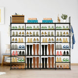 8-Tier Shoe Rack Metal Shoe Storage Shelf Storage & Organization - Tophatter Daily Deals