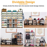 8-Tier Shoe Rack Metal Shoe Storage Shelf Storage & Organization - Tophatter Daily Deals