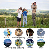 8 x 21 Small Pocket Binoculars Compact Outdoor Recreation - Tophatter Daily Deals