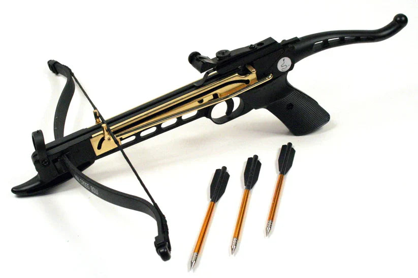 80LB- Self Cocking Metal Body Crossbow - Tophatter Daily Deals