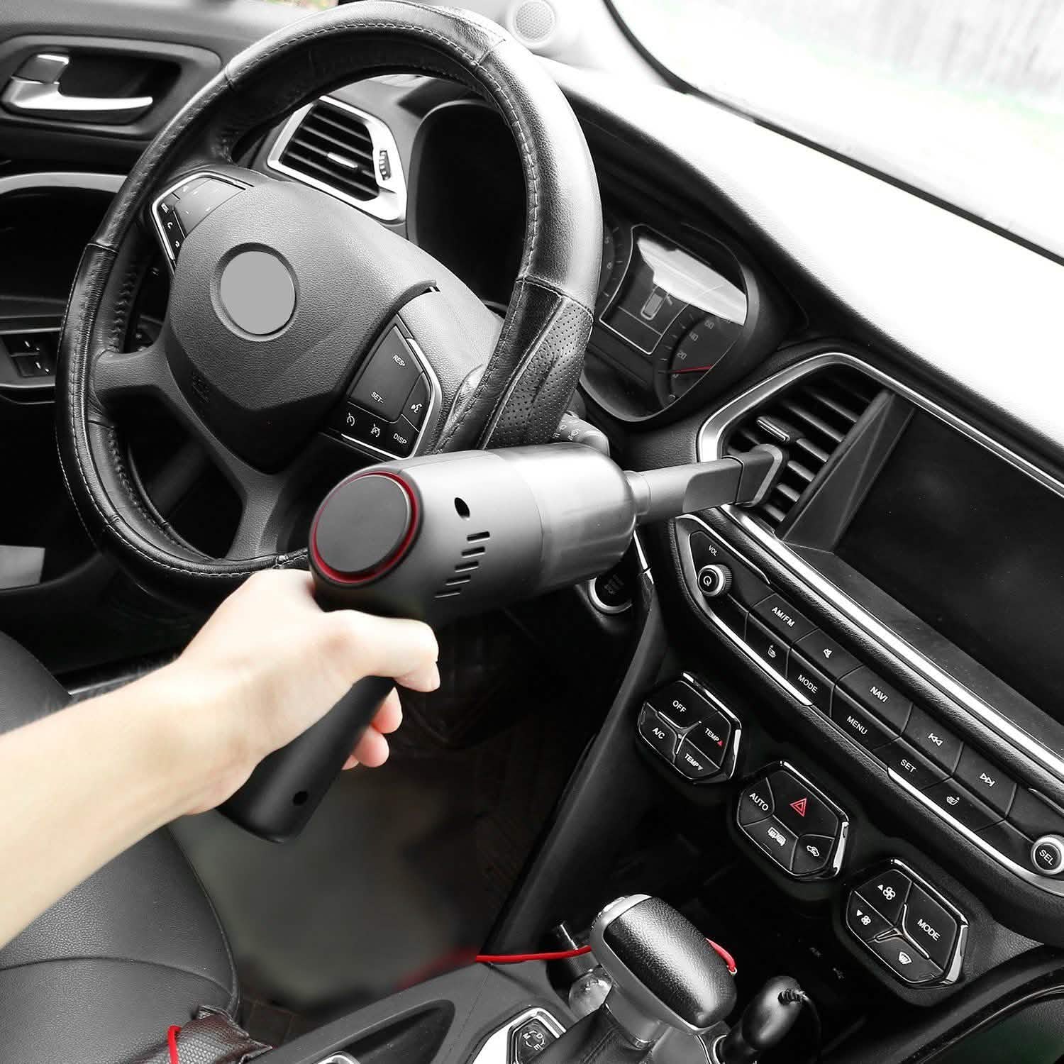 8000Pa Portable Handheld Vacuum Cleaner Household Appliances - Tophatter Daily Deals