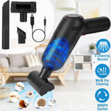 8000Pa Portable Handheld Vacuum Cleaner Household Appliances - Tophatter Daily Deals
