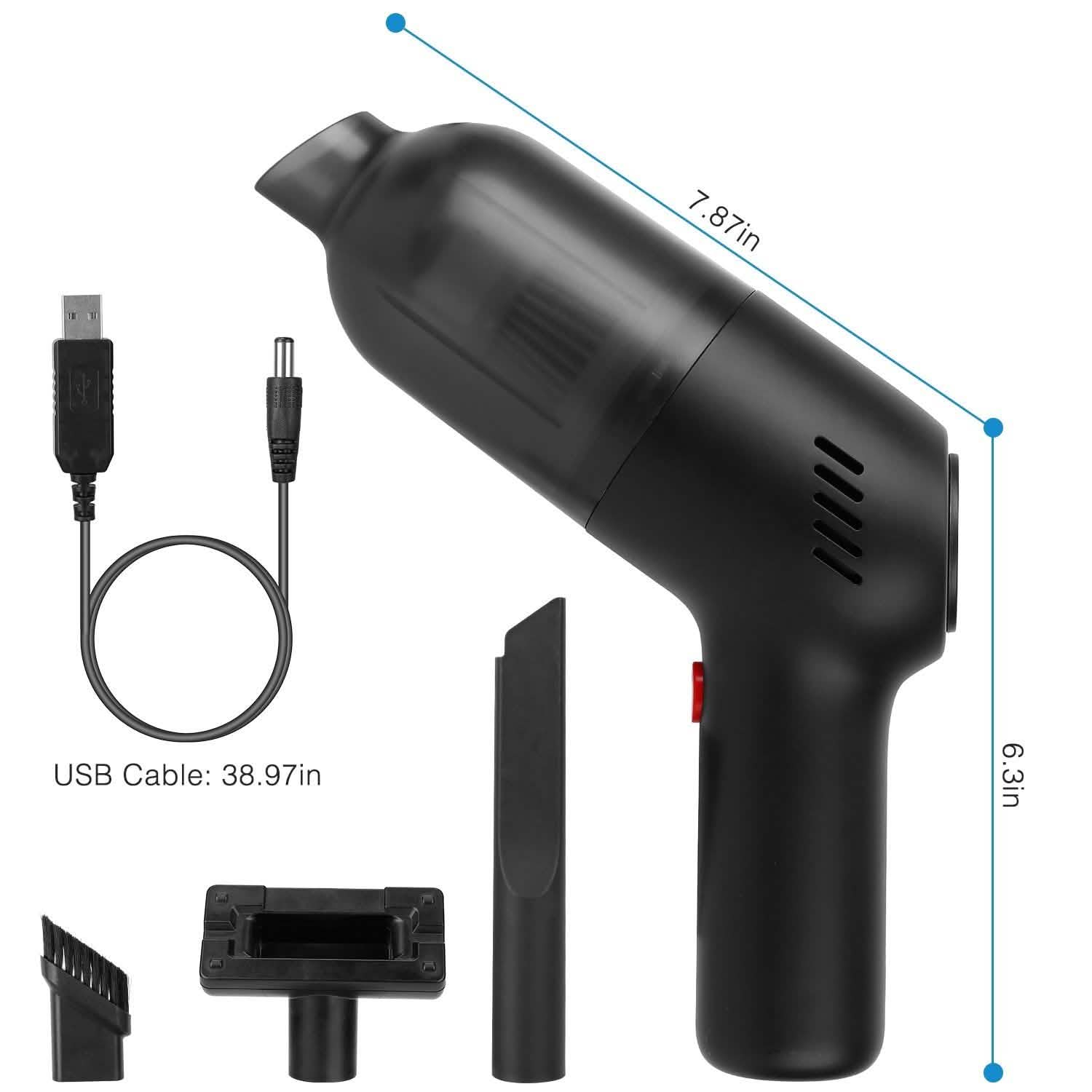 8000Pa Portable Handheld Vacuum Cleaner Household Appliances - Tophatter Daily Deals
