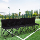 6-Person Folding Bench with Storage Pockets Camp Furniture - Tophatter Daily Deals