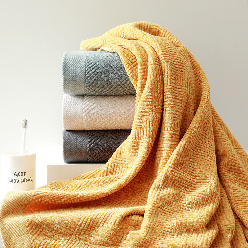 Bath Towel Three-piece Gift Box 0 - Tophatter Daily Deals