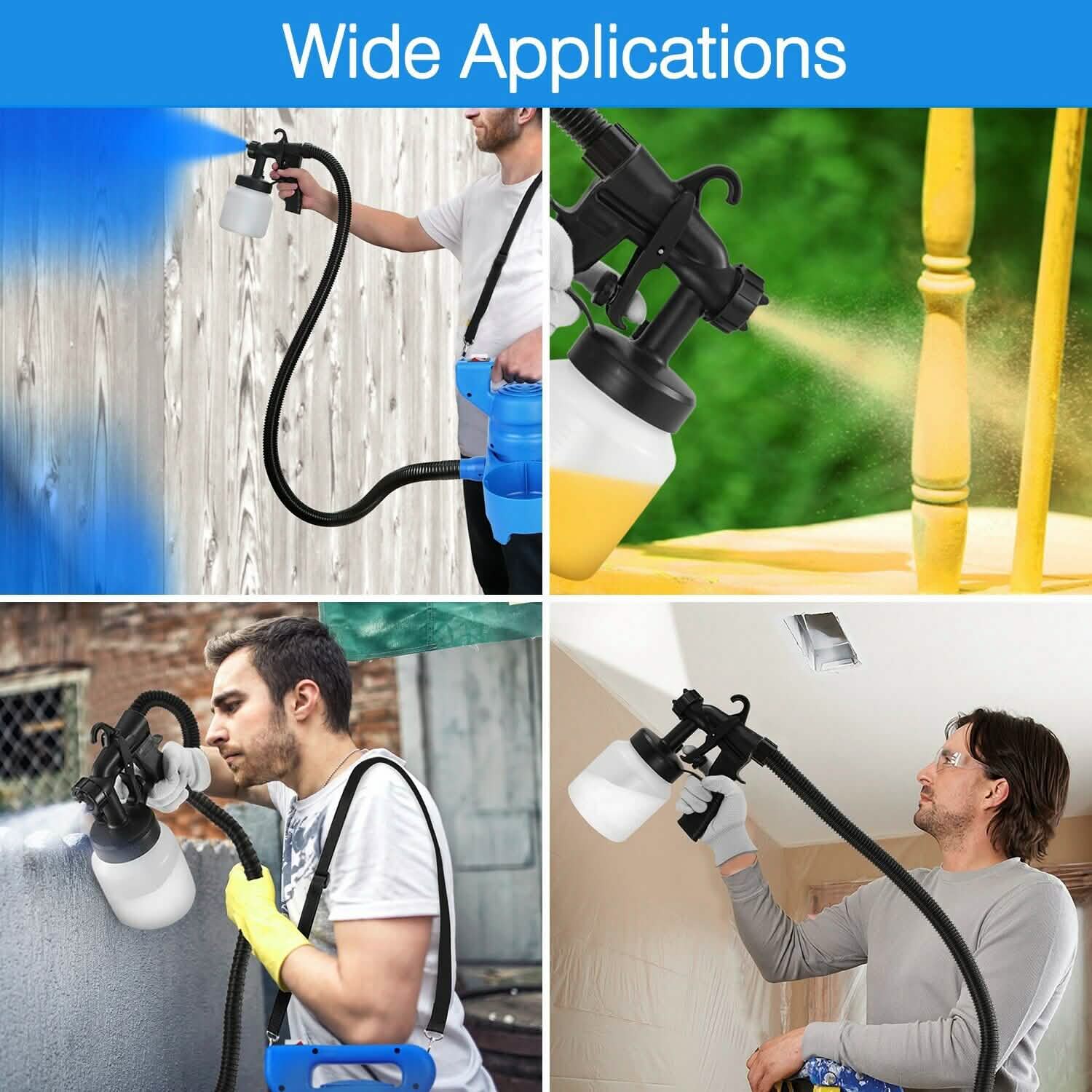 800ML Paint Spray Painter 650W Home Improvement - Tophatter Daily Deals
