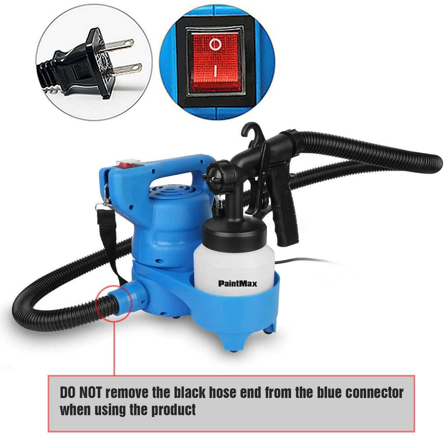 800ML Paint Spray Painter 650W Home Improvement - Tophatter Daily Deals