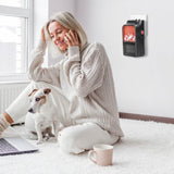 800w Plug-In Space Heater Wall Outlet with 360° Rotatable Plug Household Appliances - Tophatter Daily Deals