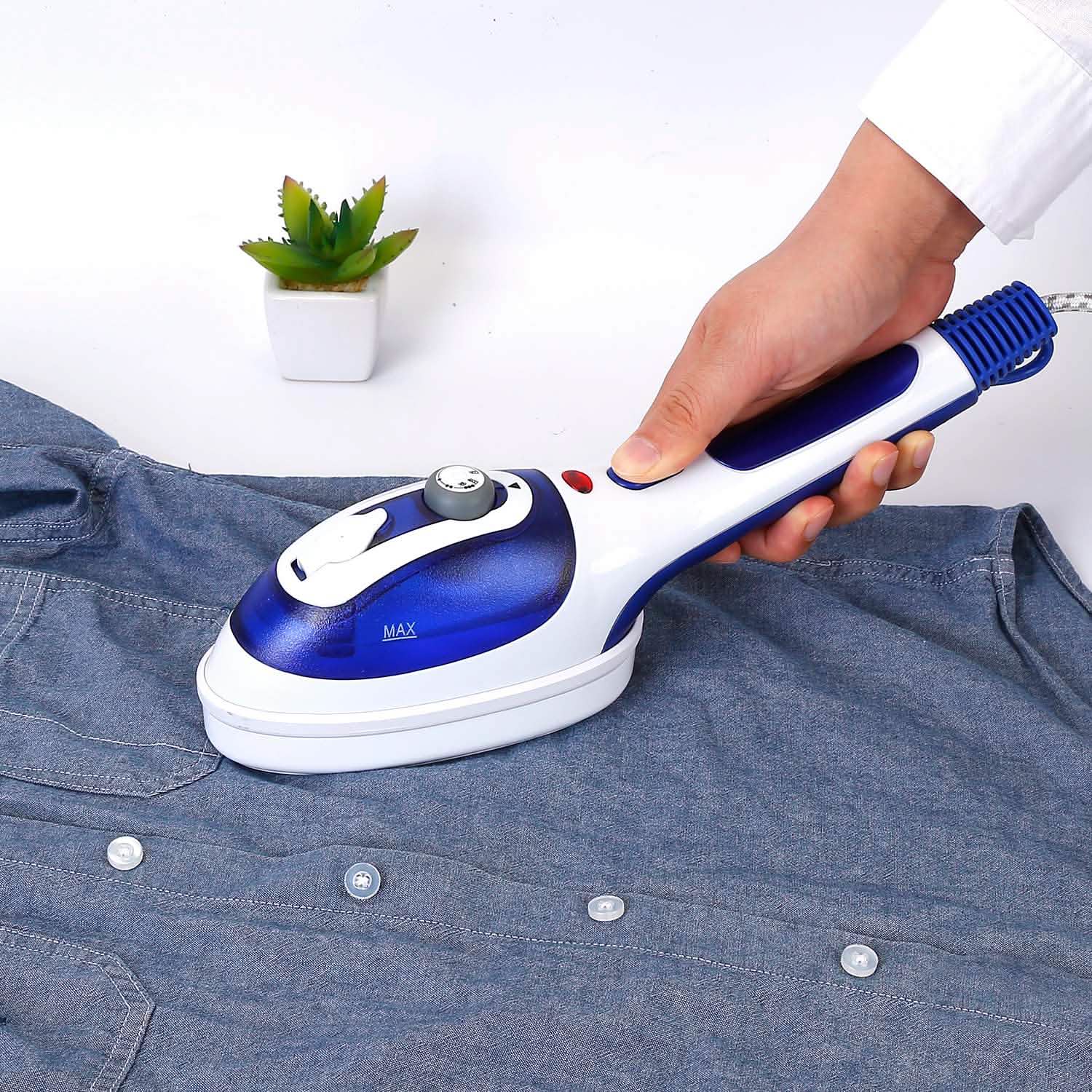 800W Portable Iron Garment Steamer Household Appliances - Tophatter Daily Deals