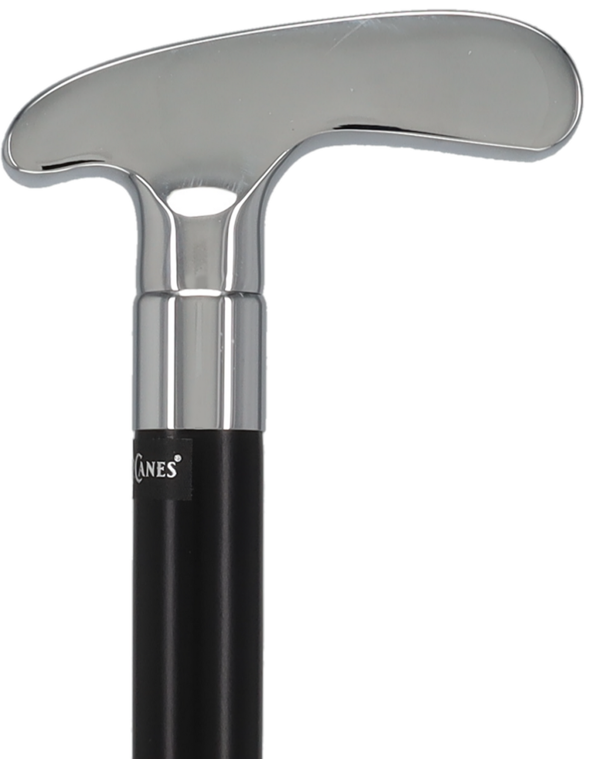 Golf Enthusiast's Chrome Plated Putter Cane: Beechwood Shaft Sports Walking Canes - Tophatter Daily Deals