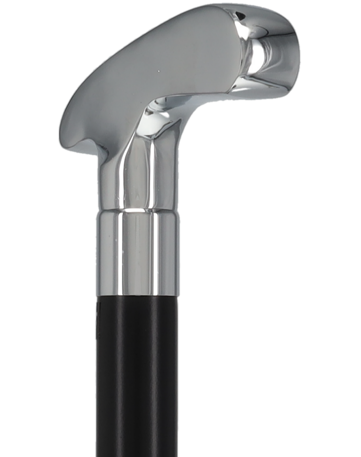 Golf Enthusiast's Chrome Plated Putter Cane: Beechwood Shaft Sports Walking Canes - Tophatter Daily Deals