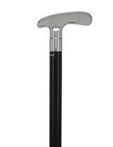 Golf Enthusiast's Chrome Plated Putter Cane: Beechwood Shaft Sports Walking Canes - Tophatter Daily Deals