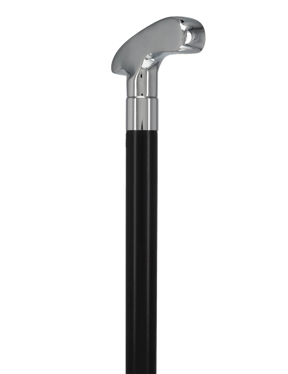 Golf Enthusiast's Chrome Plated Putter Cane: Beechwood Shaft Sports Walking Canes - Tophatter Daily Deals