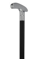 Golf Enthusiast's Chrome Plated Putter Cane: Beechwood Shaft Sports Walking Canes - Tophatter Daily Deals