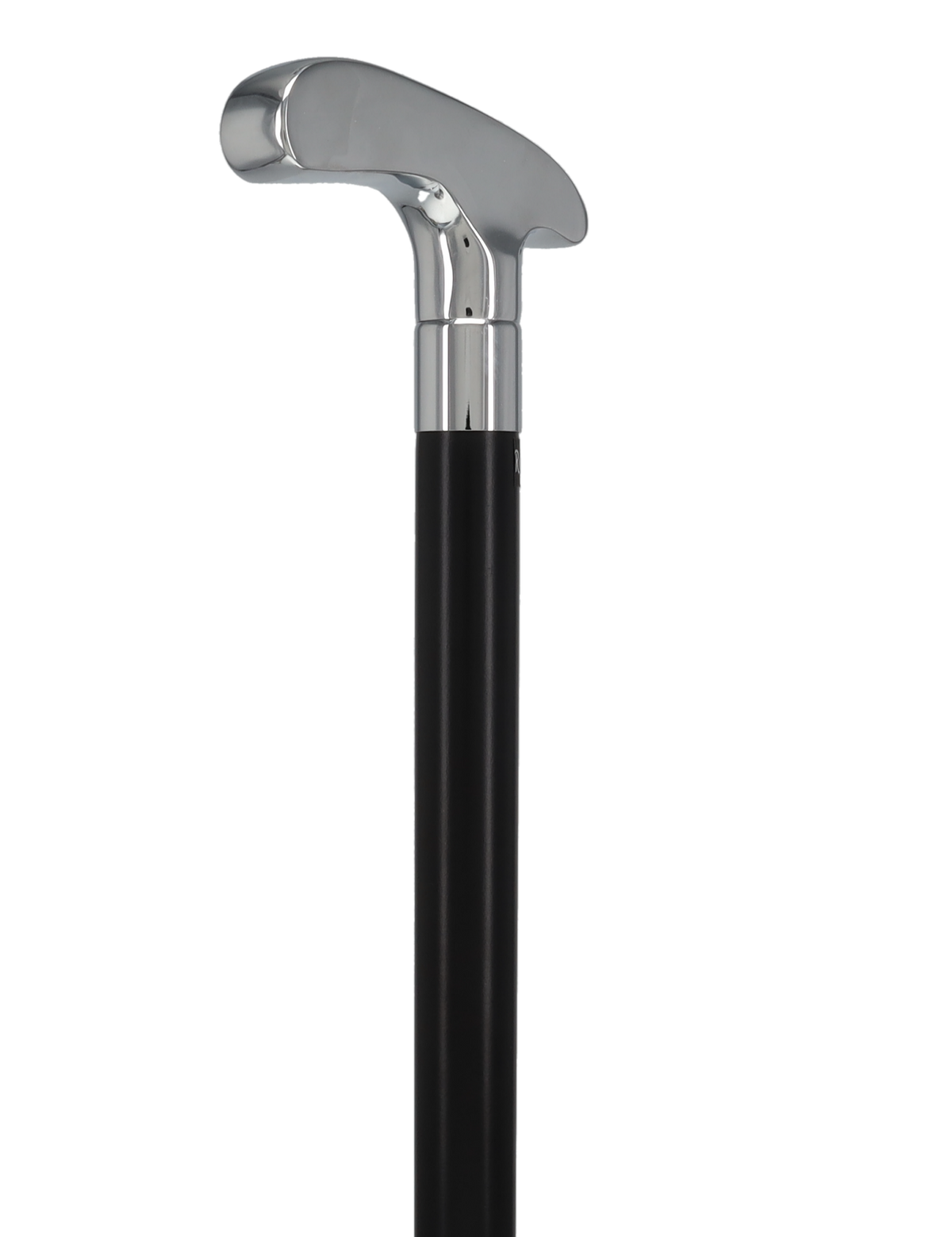 Golf Enthusiast's Chrome Plated Putter Cane: Beechwood Shaft Sports Walking Canes - Tophatter Daily Deals