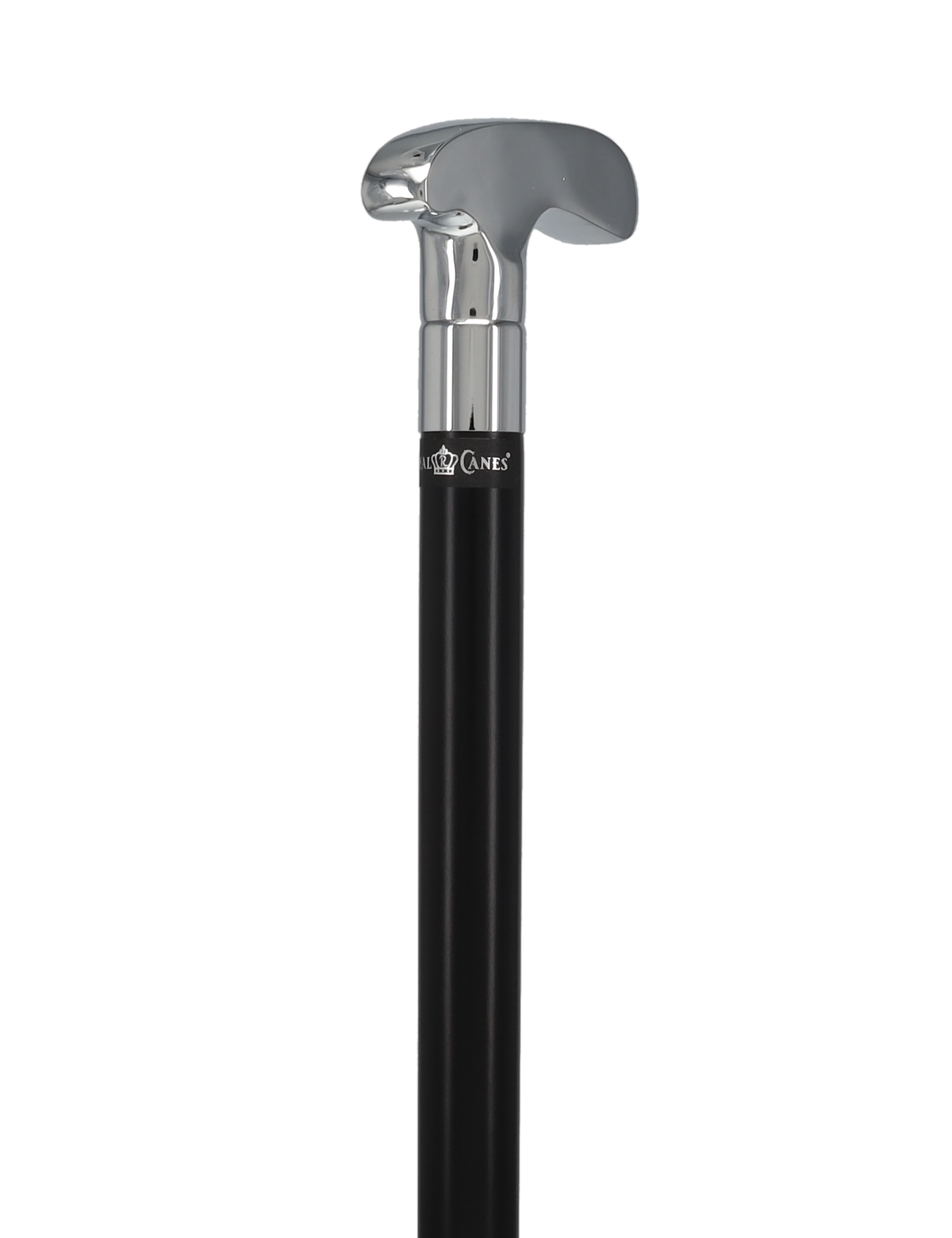 Golf Enthusiast's Chrome Plated Putter Cane: Beechwood Shaft Sports Walking Canes - Tophatter Daily Deals