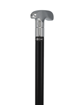 Golf Enthusiast's Chrome Plated Putter Cane: Beechwood Shaft Sports Walking Canes - Tophatter Daily Deals