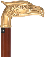 Premium Brass Eagle Handle Cane: Patriotic Design Bird Walking Canes - Tophatter Daily Deals