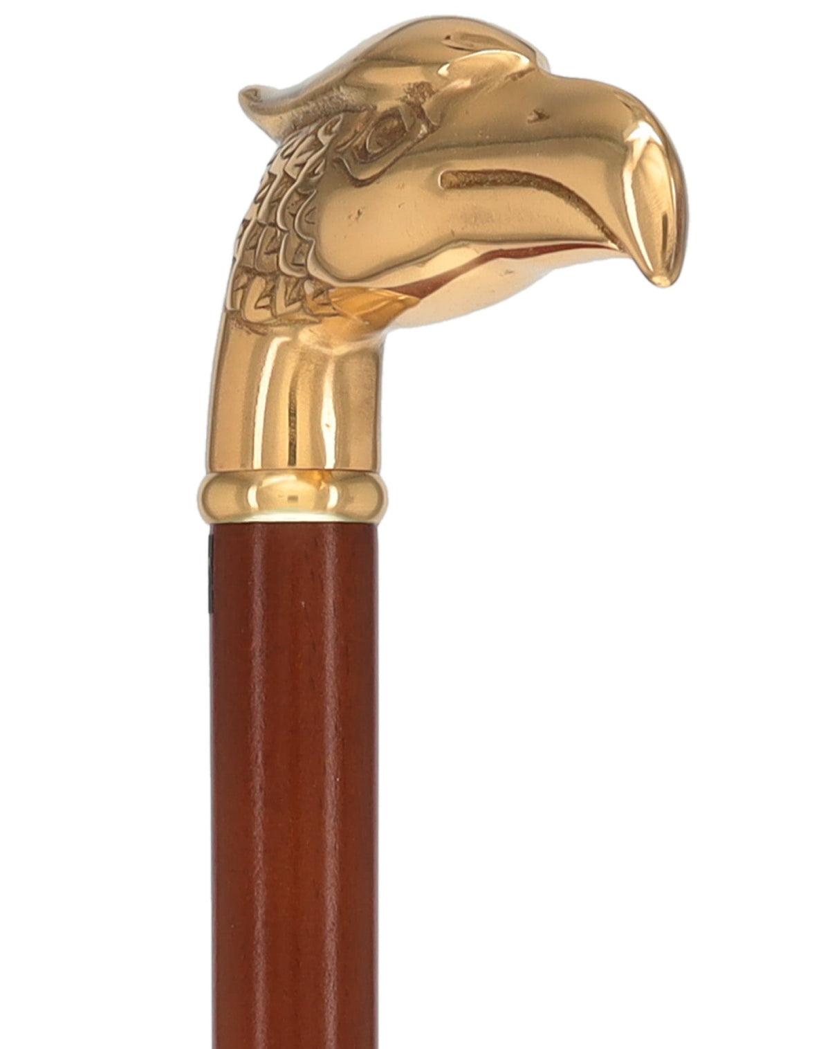 Premium Brass Eagle Handle Cane: Patriotic Design Bird Walking Canes - Tophatter Daily Deals
