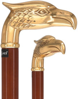 Premium Brass Eagle Handle Cane: Patriotic Design Bird Walking Canes - Tophatter Daily Deals