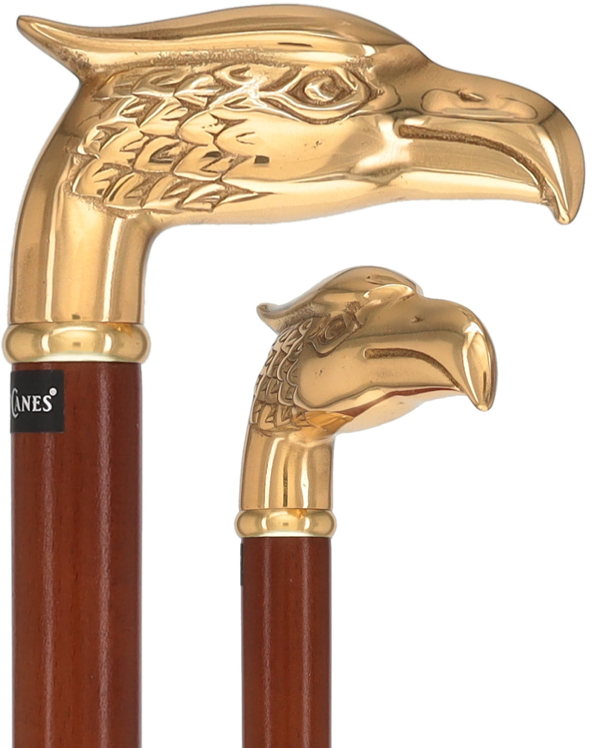 Premium Brass Eagle Handle Cane: Patriotic Design Bird Walking Canes - Tophatter Daily Deals