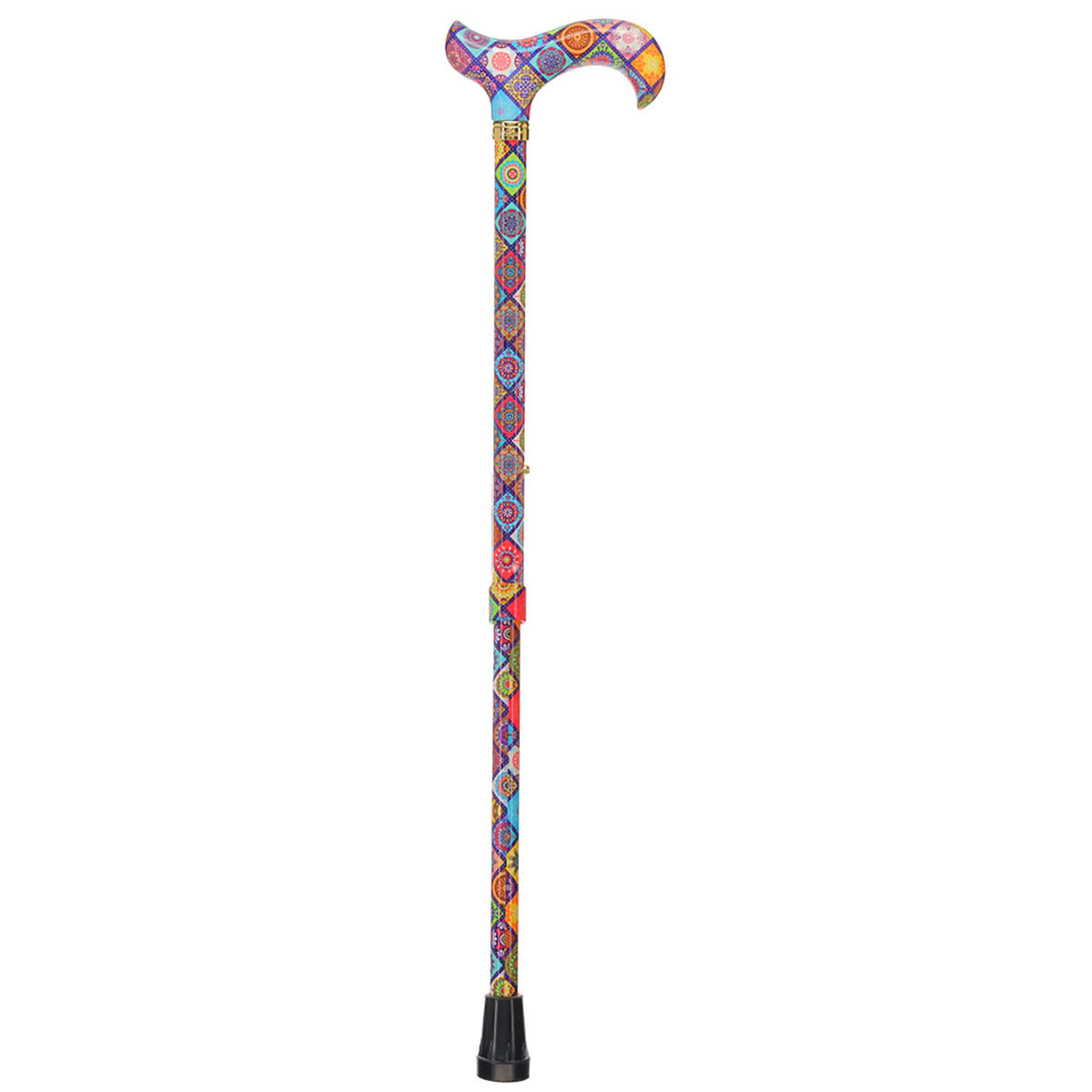 Vibrant FashionStix Colorful Collage: Adjustable Designer Cane Adjustable Walking Canes - Tophatter Daily Deals