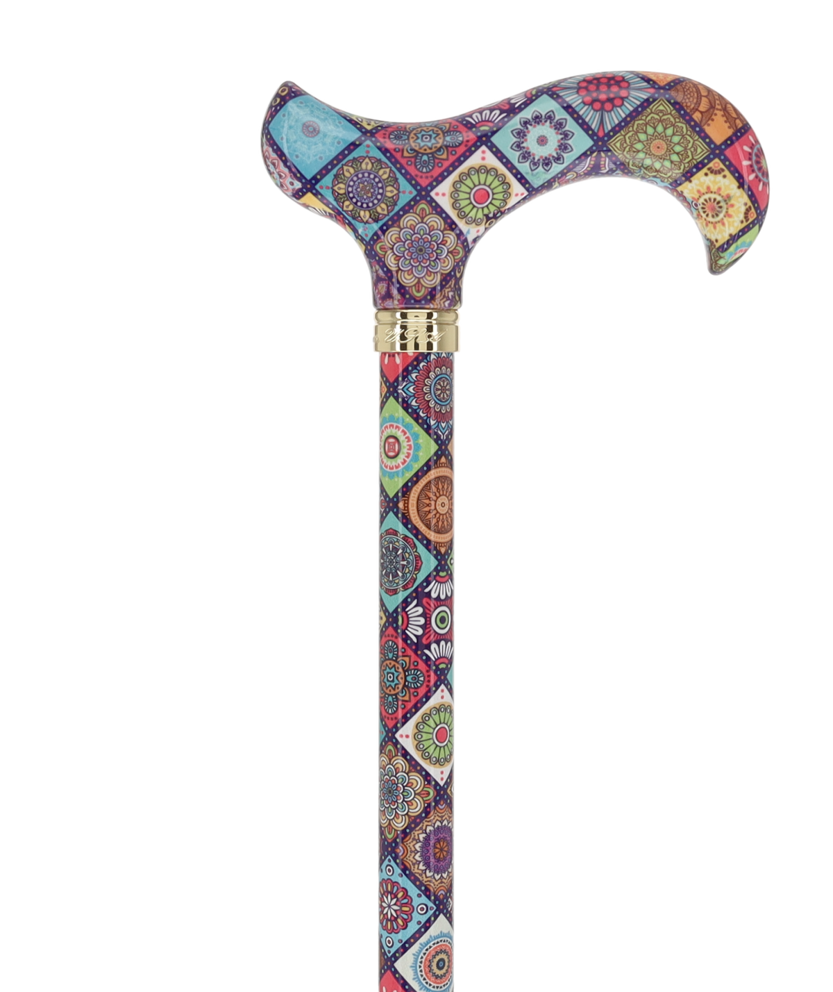 Vibrant FashionStix Colorful Collage: Adjustable Designer Cane Adjustable Walking Canes - Tophatter Daily Deals