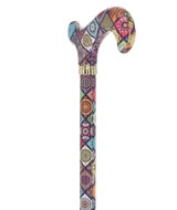 Vibrant FashionStix Colorful Collage: Adjustable Designer Cane Adjustable Walking Canes - Tophatter Daily Deals