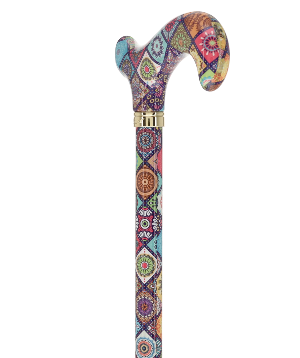 Vibrant FashionStix Colorful Collage: Adjustable Designer Cane Adjustable Walking Canes - Tophatter Daily Deals
