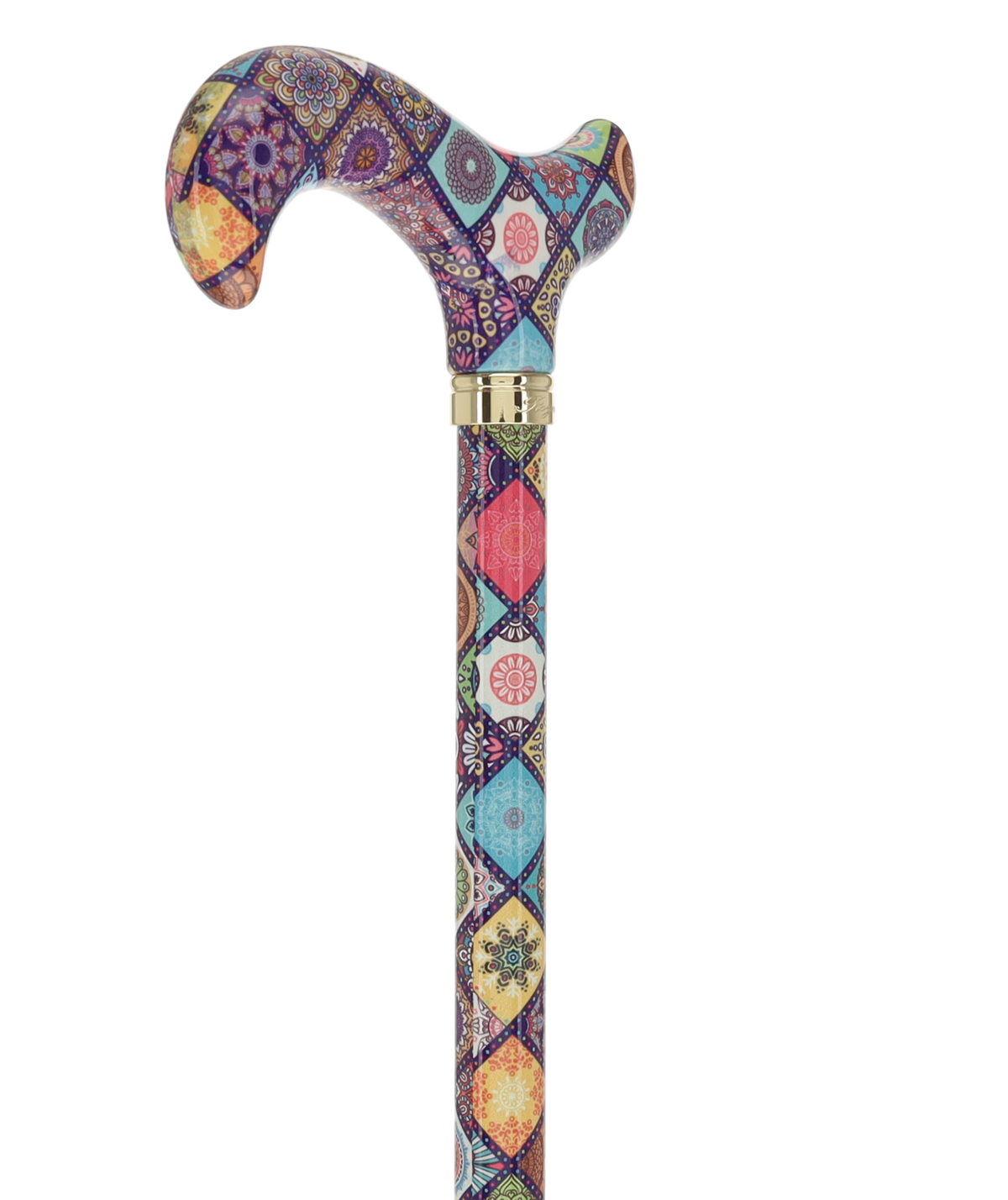 Vibrant FashionStix Colorful Collage: Adjustable Designer Cane Adjustable Walking Canes - Tophatter Daily Deals