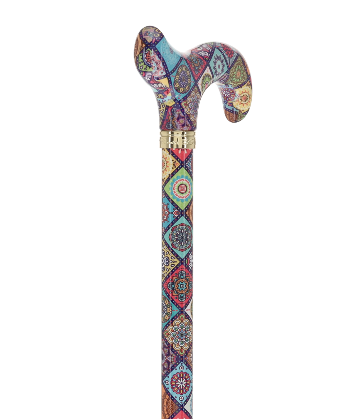 Vibrant FashionStix Colorful Collage: Adjustable Designer Cane Adjustable Walking Canes - Tophatter Daily Deals