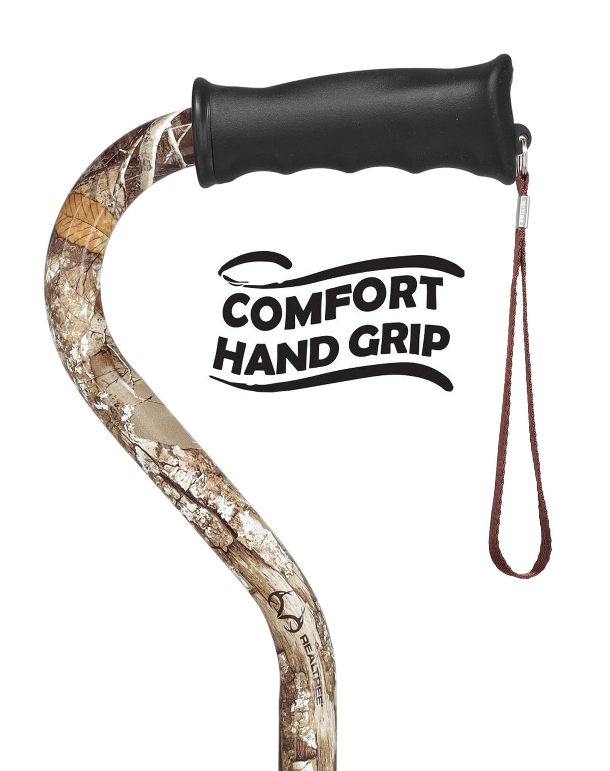Licensed Realtree Camo Cane: Adjustable & Comfort Grip Adjustable Walking Canes - Tophatter Daily Deals