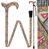 Designer Style FashionStix Majestic Style - Patterned Handle Folding Canes - Tophatter Daily Deals