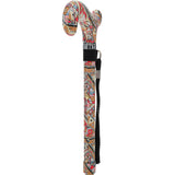 Designer Style FashionStix Majestic Style - Patterned Handle Folding Canes - Tophatter Daily Deals