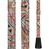 Majestic Style Designer Cane: Luxury Silk Scarf Option Adjustable Walking Canes - Tophatter Daily Deals