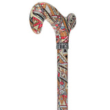 Designer Style FashionStix Majestic Style - Patterned Handle Folding Canes - Tophatter Daily Deals