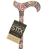 Designer Style FashionStix Majestic Style - Patterned Handle Folding Canes - Tophatter Daily Deals
