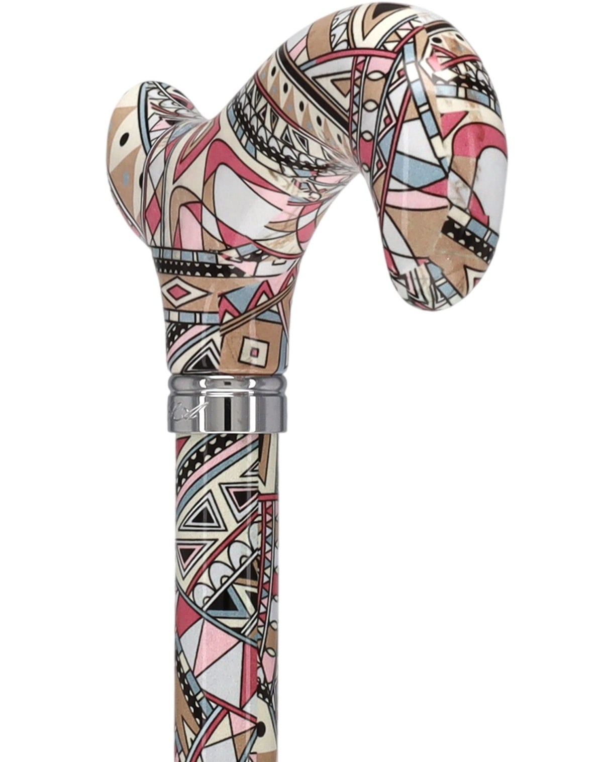 Majestic Style Designer Cane: Luxury Silk Scarf Option Adjustable Walking Canes - Tophatter Daily Deals