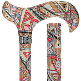 Designer Style FashionStix Majestic Style - Patterned Handle Folding Canes - Tophatter Daily Deals