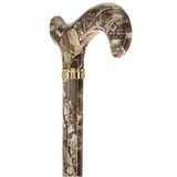Licensed Realtree Camo Cane: Designer Patterned Handle Adjustable Walking Canes - Tophatter Daily Deals