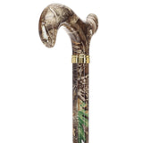 Licensed Realtree Camo Cane: Designer Patterned Handle Adjustable Walking Canes - Tophatter Daily Deals