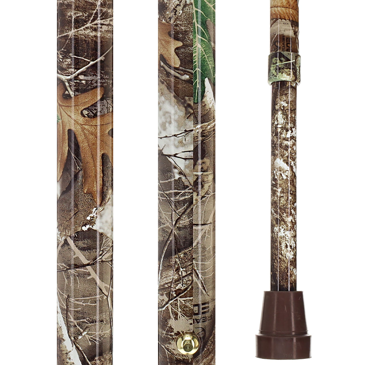 Licensed Realtree Camo Cane: Designer Patterned Handle Adjustable Walking Canes - Tophatter Daily Deals